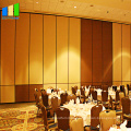 Hot sale movable dividing folding door sliding dividers melamine wooden partition price for conference center